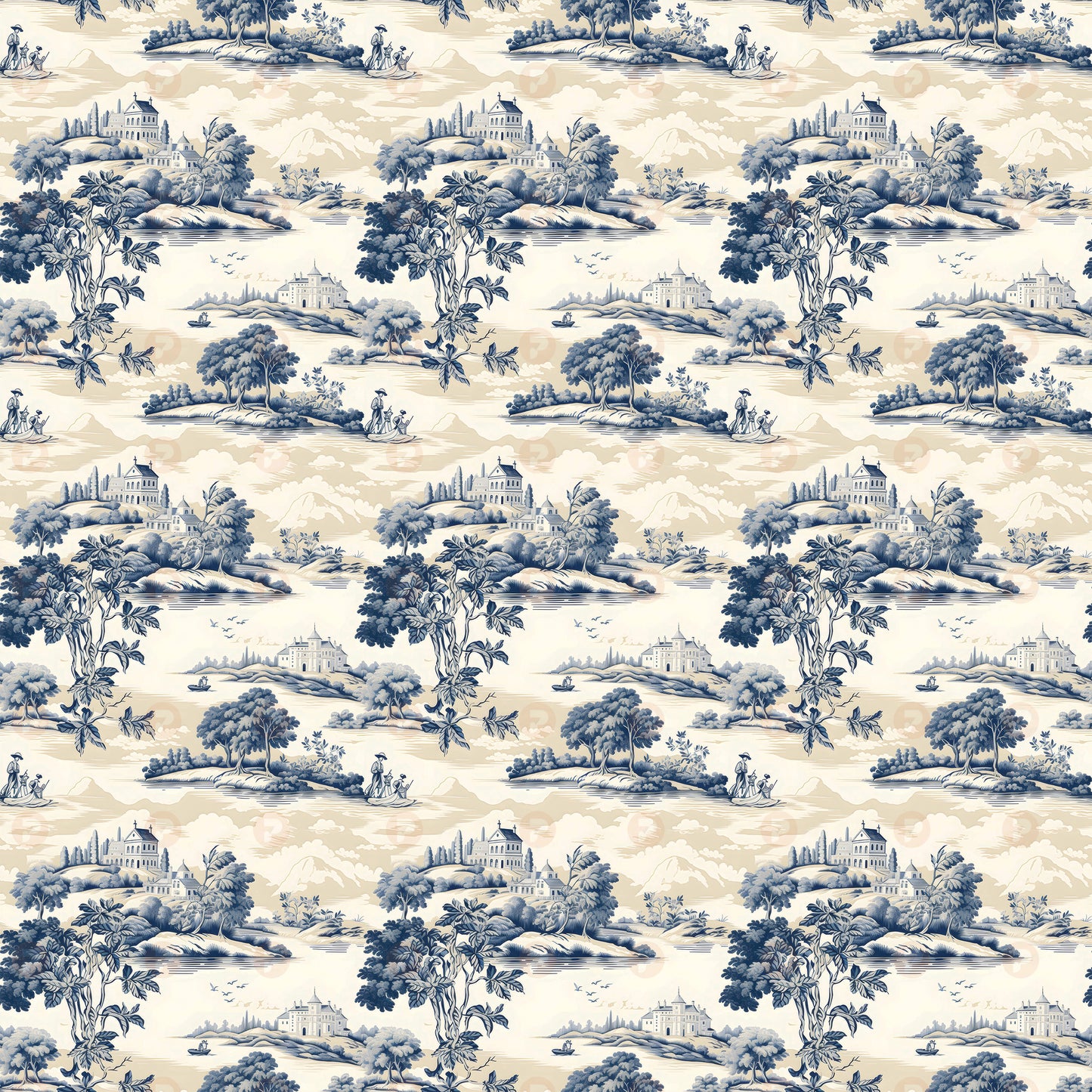 French Rural Toile