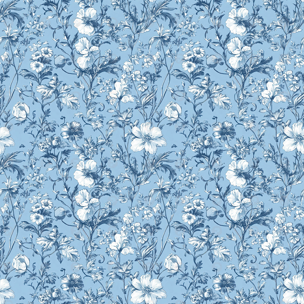 Blue Chinoiserie