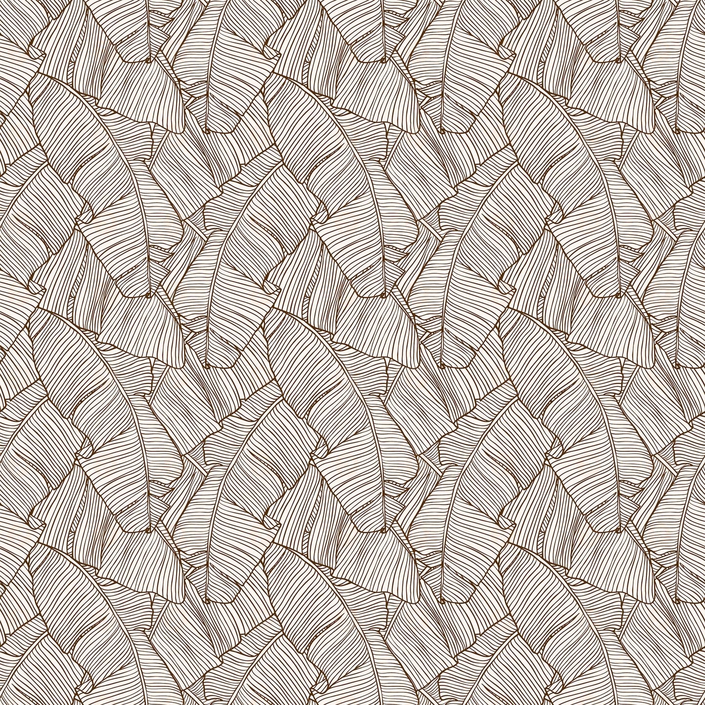 Banana Leaf Line Brown