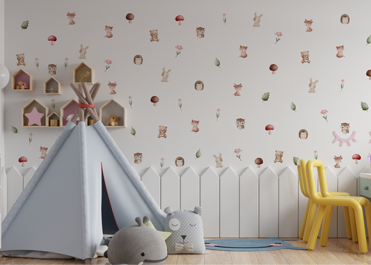 Woodland & Friends Removable Sticker Decals