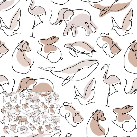 Animal Doodles Crop Proof