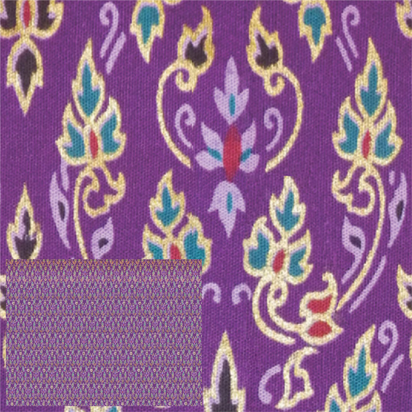 Purple Batik Pattern