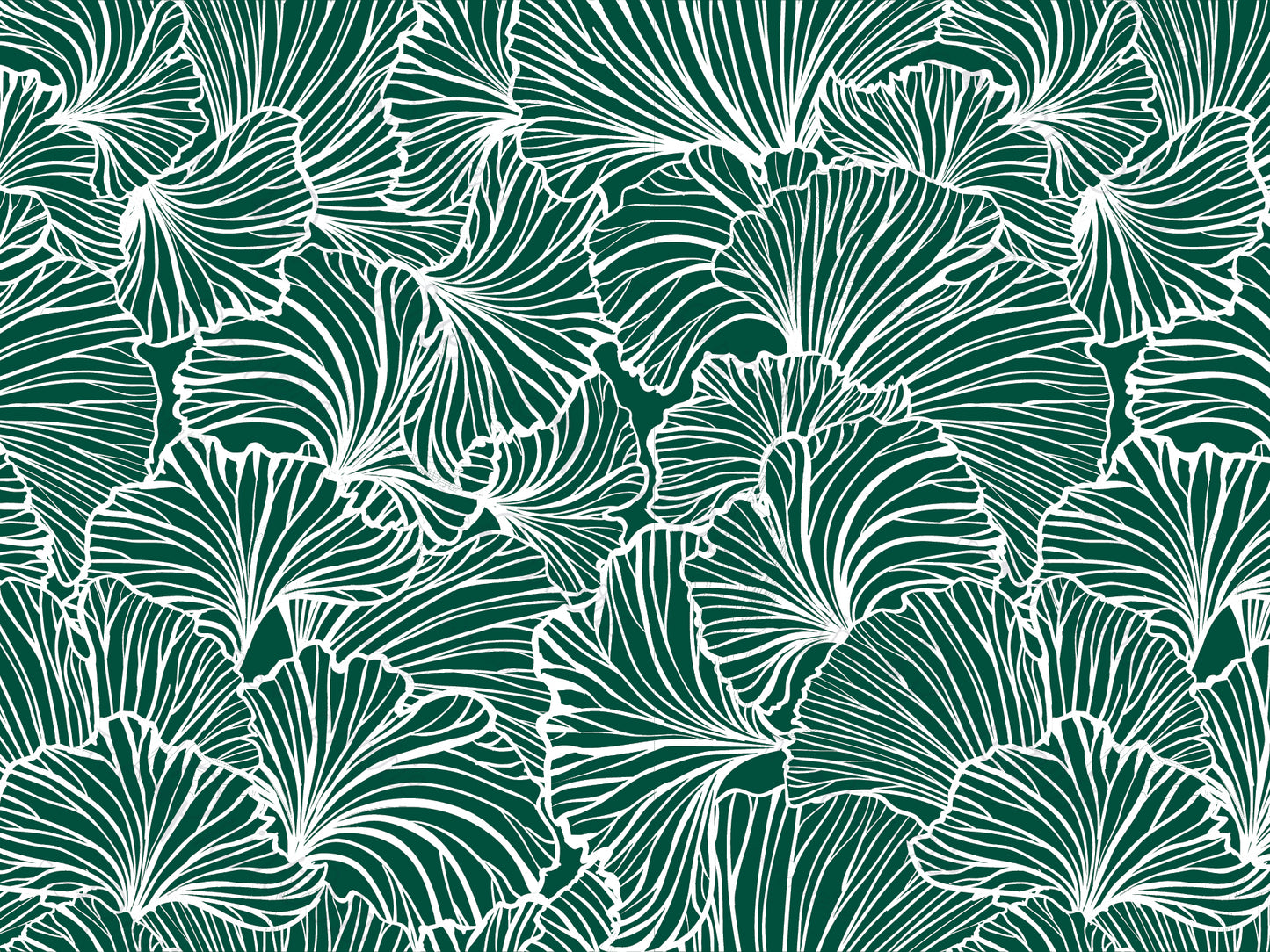 Green & White Leaves