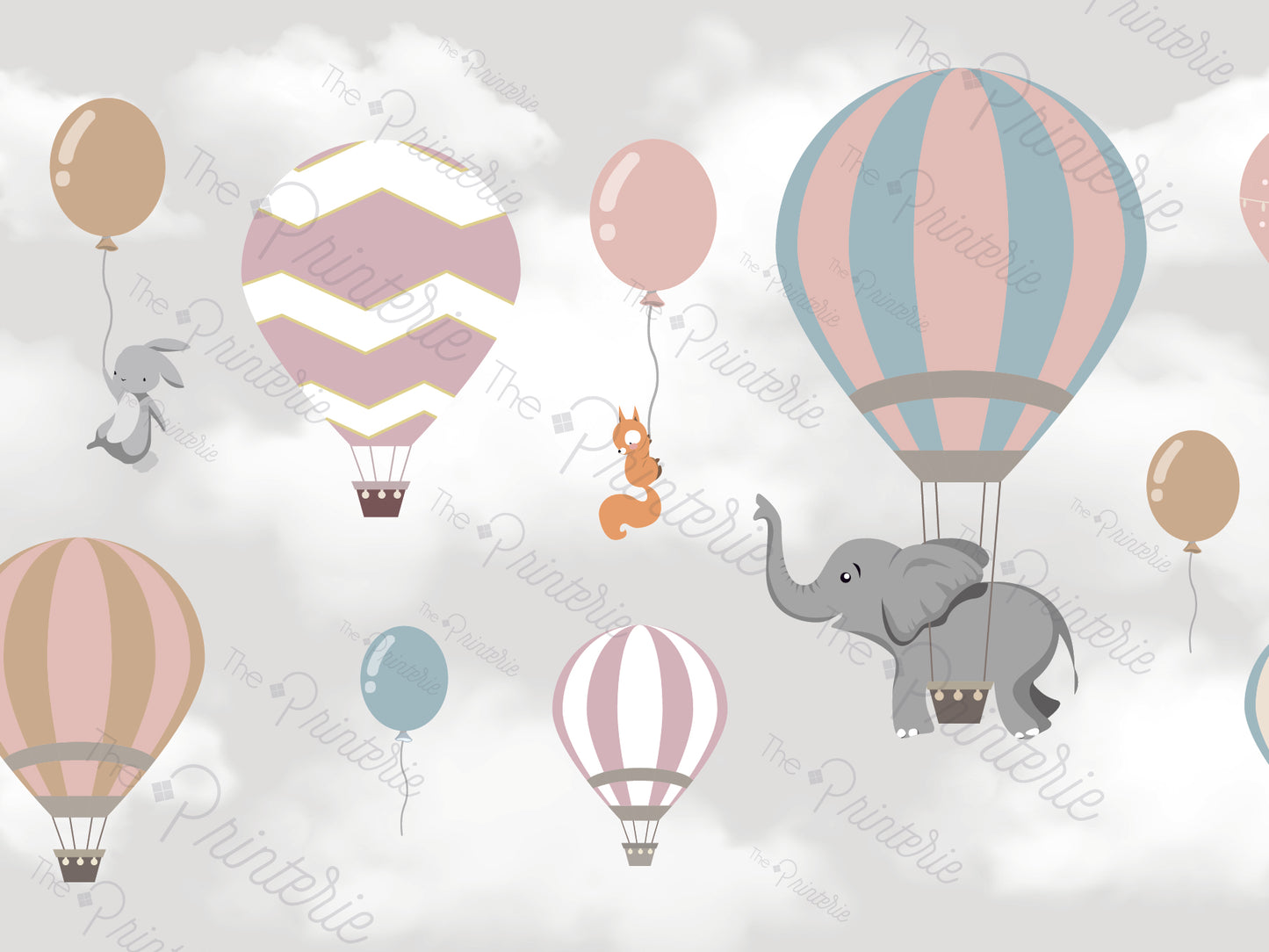 Hot Air Balloons & Animals Crop Proof
